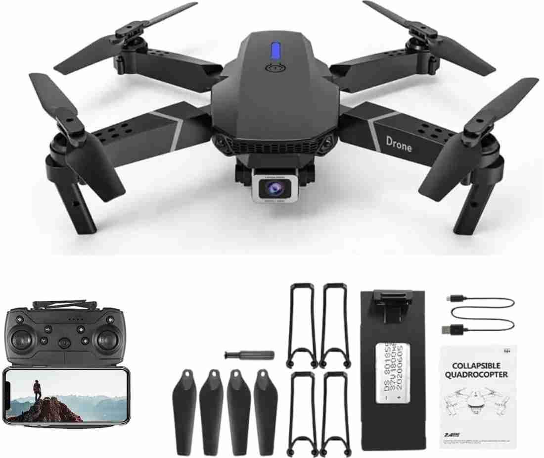 ELEMETOS'S Foldable 4K Drone with HD Camera, Remote Control, Long Flight Time, and Advanced Features for Photography and Aerial Views