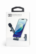 K8 Wireless Microphone for Mobile and Camera, Noise Reduction Mic with Receiver, Plug and Play Portable Mic for YouTube, Vlogging, Interview, Live Streaming and Recording