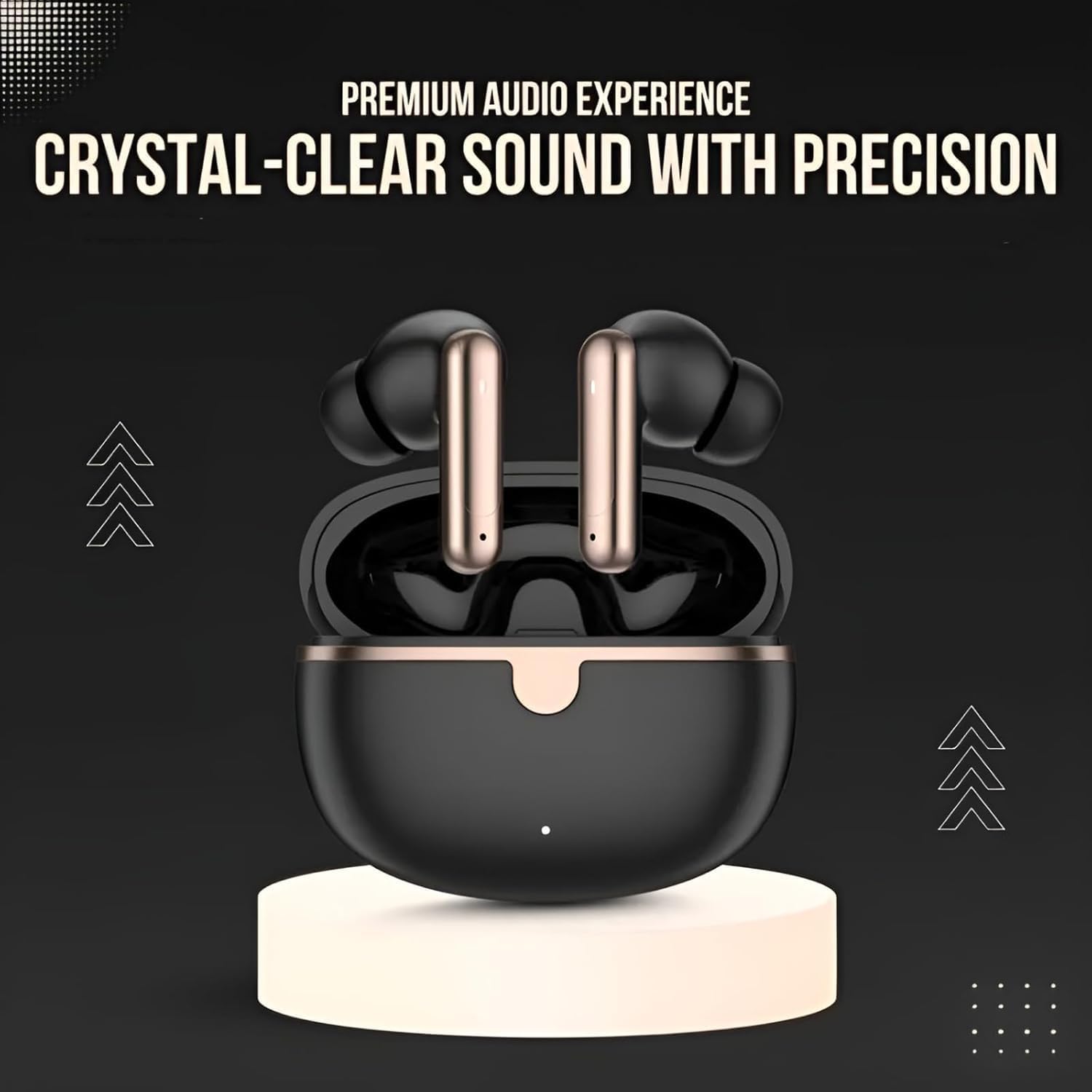 Boat Elite 161 Earbuds, with 32 dB ANC, 50 hrs Playback, 50 ms Low Latency Mode, Dual EQ Modes, 4 Mics with ENx, ASAP Charge, Bluetooth v5.3 [Black]