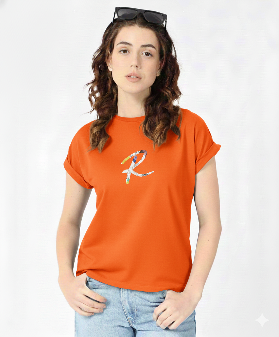 Women Graphic Print Crew Neck Pure Cotton T-Shirt