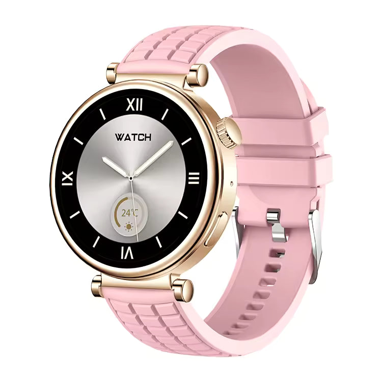 Fashion Lady Round Shape Dial Screen IP67 Waterproof Women Health Monitoring Z01 Mini Smart Watch