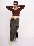 Full Sleeve Y2k Top For Women