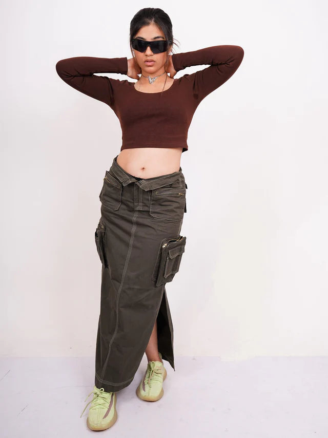 Full Sleeve Y2k Top For Women