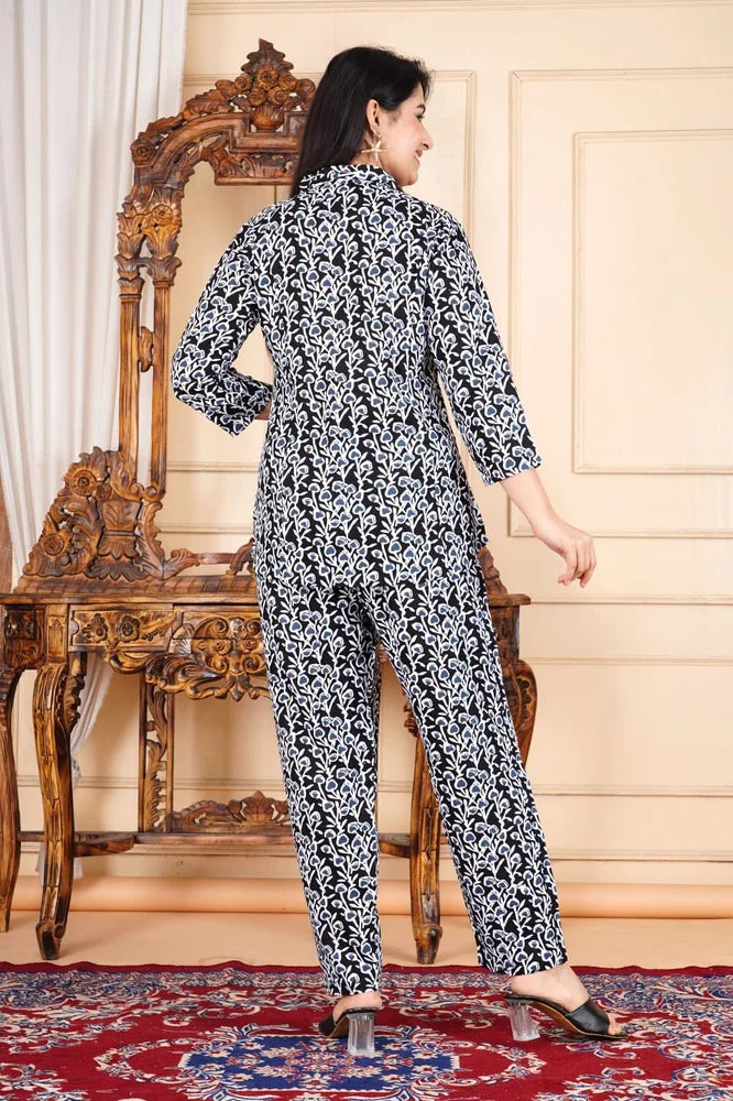 Women Ethnic Motifs Printed Night suit