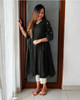 Women's Cotton Embroidered Anarkali Kurti with Pant