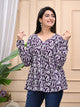 Women Paisley Printed Empire Top