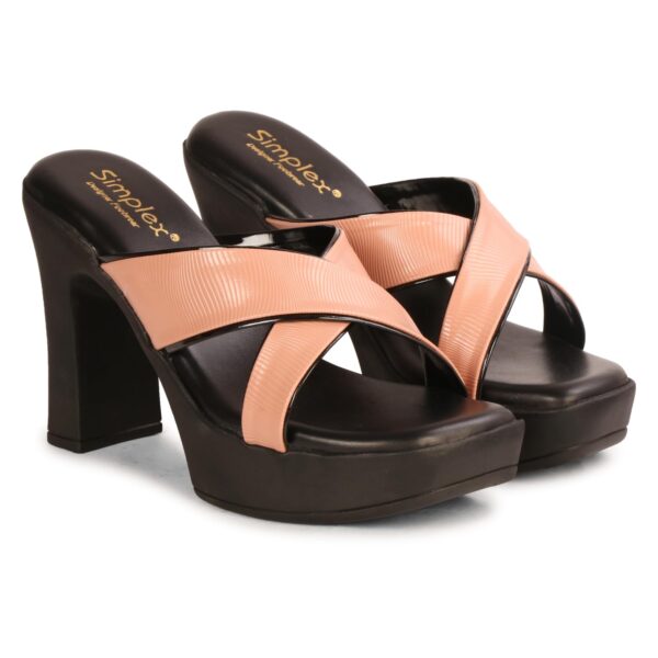 Women’s & Girls’ Stylish Slip-On Fashion Sandals – Versatile Long Heels for Parties, Casual Days, and Formal Wear