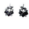 Beautiful Unique Design Oxidised Silver Cluster Earrings